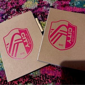 2 - St. Louis City SC Notebooks with Official Logo (New)